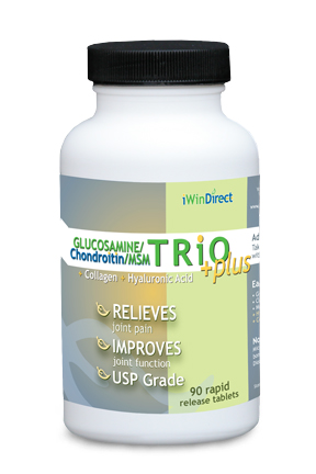 Glucosamine / Chondroitin / MSM Trio +PLUS - 90 rapid release tablets